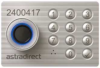 Das iPIN Touch Schloss von astradirect, mit Fingerabdruck-Erkennung